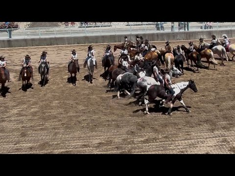 2025 Spirit of the Saddle EhCapa Bareback Riders drill, jumping and liberty performance