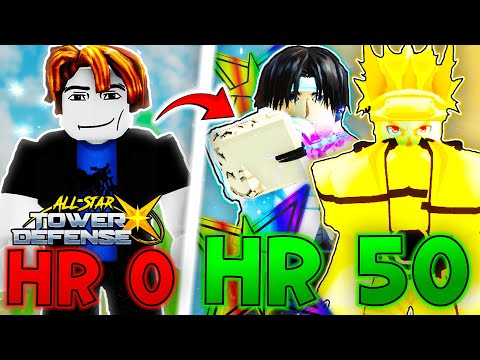 I Spent 50+ HOURS Becoming OVERPOWERED In All Star Tower Defense Roblox!