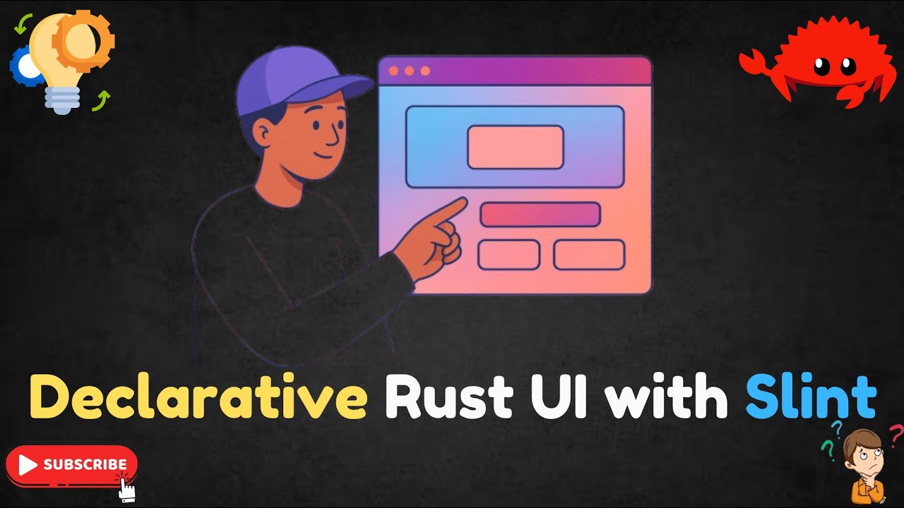 Building Stunning UIs in Rust with Slint 🚀 | Declarative UI Made Easy