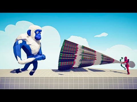 GORILLA vs EVERY GOD - Totally Accurate Battle Simulator TABS