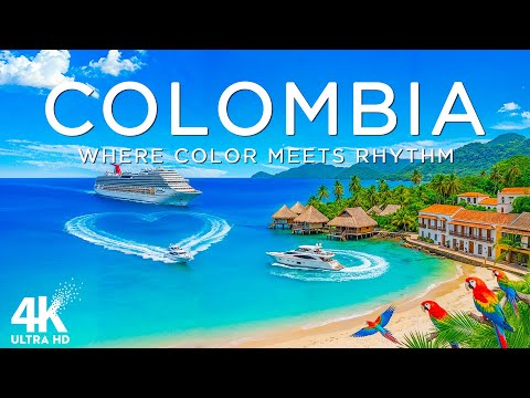 Colombia 4K Drone Footage | Where the Andes Meet the Caribbean Soul