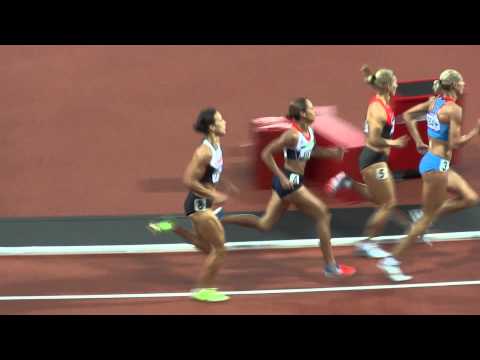 Jessica Ennis 800m Heptathlon final bend London 2012