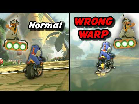 NEW Wrong Warp Glitch Found in Mario Kart World!
