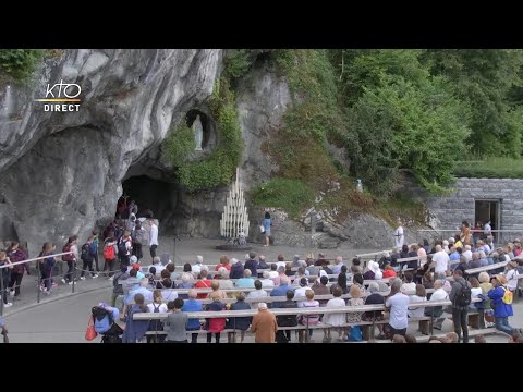 Chapelet du 21 juin 2022 à Lourdes
