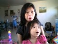 Rosie Yang at three years and 1 month old.