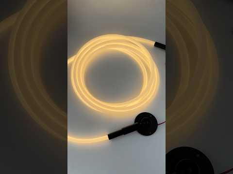 Комплект з Неону 360° Skyline ND14D 5м з чорними кріпленнями засвічений