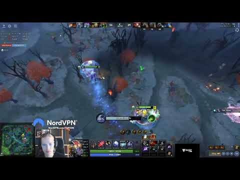 everyone playing dota while Topson plays football