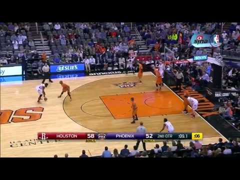 NBA Rockets vs sun Beverly strengthen the defense Harden dunks  2015 1 24