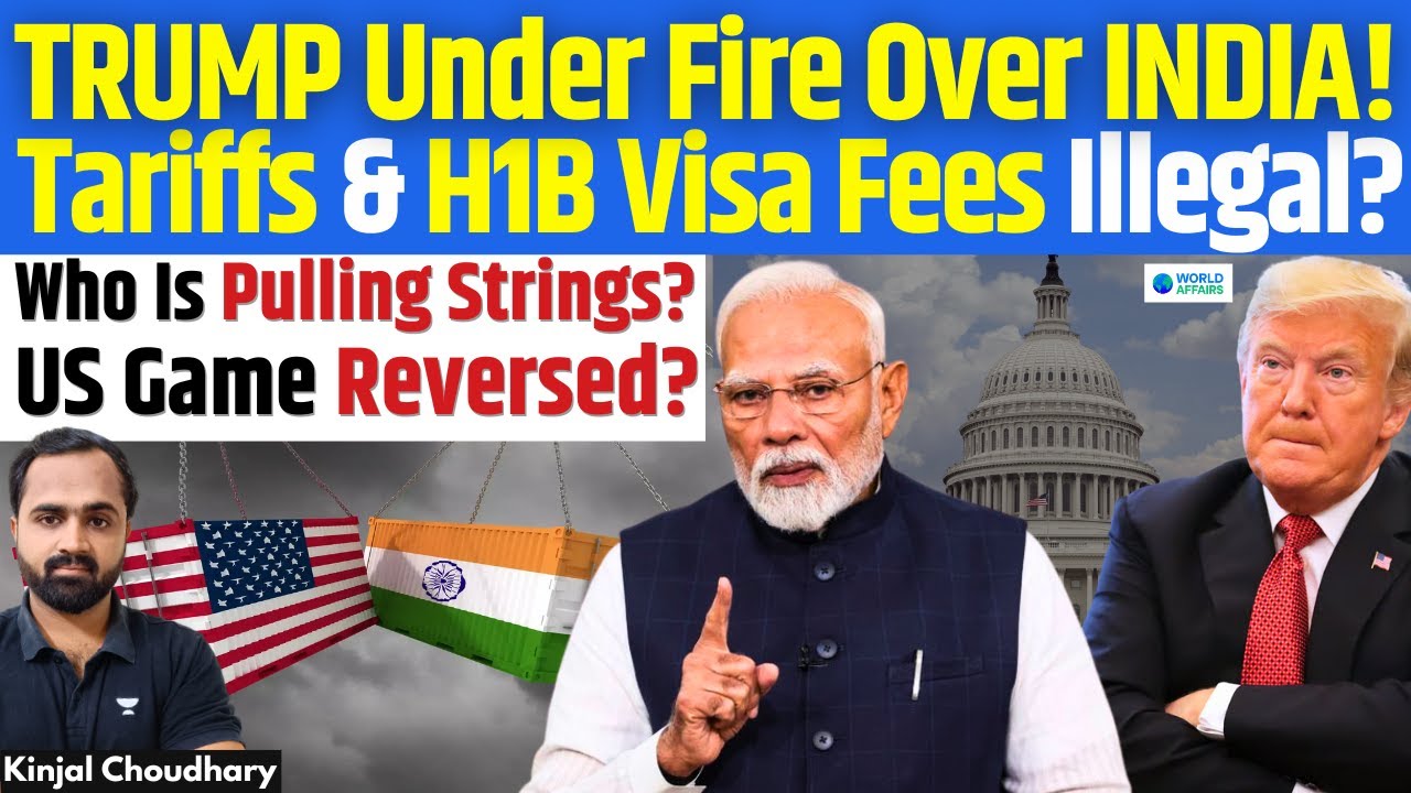 Trump Under Fire In US! US Parliament Slams India Tariffs, States Sue Trump On H1B Visa Fees! Kinjal