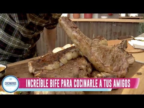 Bife hacha a la parrilla, Todo a las brasas