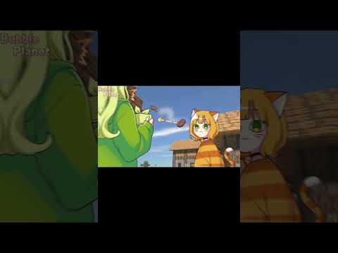 Cat girl hits Creeper 01 | Minecraft anime