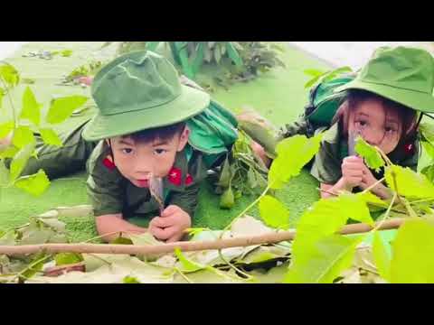 Bé diễn tập làm cô chú bộ đội 22-12-2024 CS4