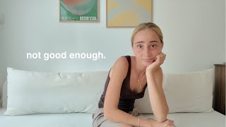 Dealing with self criticism