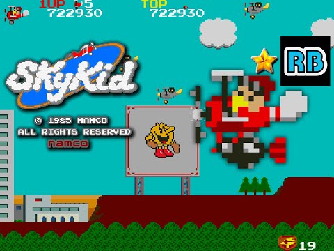 1985 [60fps] Sky Kid 1139420pts ALL