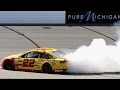 Logano's badass burnout
