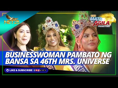 Isang businesswoman pambato ng bansa sa 46th Mrs. Universe