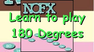 NOFX- Learn to play 180 Degrees with McNulty.