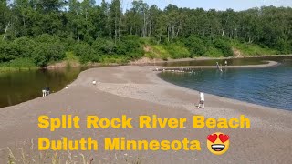 preview picture of video 'Two Harbour, Duluth Minnesota: Gorgeous agate beach at Split rock river beach'