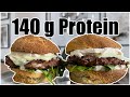 HIGH PROTEIN BURGER (Low Fat) - Muskelaufbau Rezept | 30 Minuten