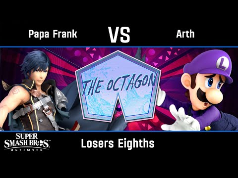 Papa Frank (Chrom) vs Arth (Luigi) - Ultimate Losers Eighths - Octagon #78