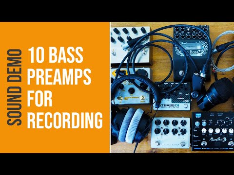 10 Bass Preamps for Recording & In Ear Monitoring