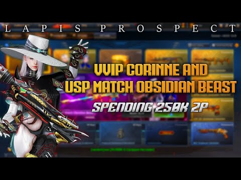 Crossfire West : VIP Corinne and USP Match-Obsidian Beast - Spending 250K zp in Lapis Prospect