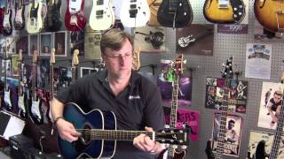 Video thumbnail for 2014 Yamaha FS720S Colbalt Aqua Acoustic Guitar by Guitars United