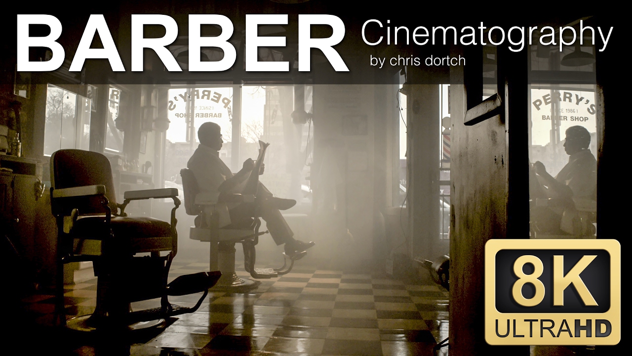 Sample 4k UHD (Ultra HD) video download of A Barbershop Scene
