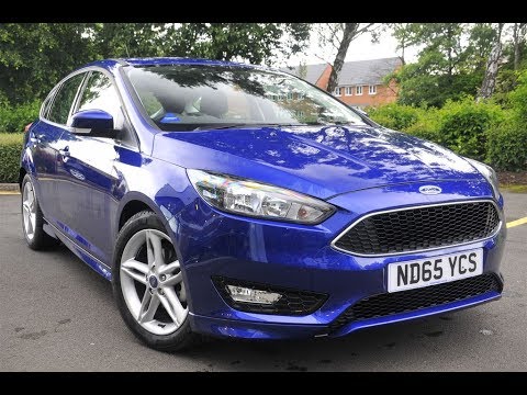 Used Ford Focus 1.0 EcoBoost 125 Zetec S 5dr Deep Impact Blue 2016