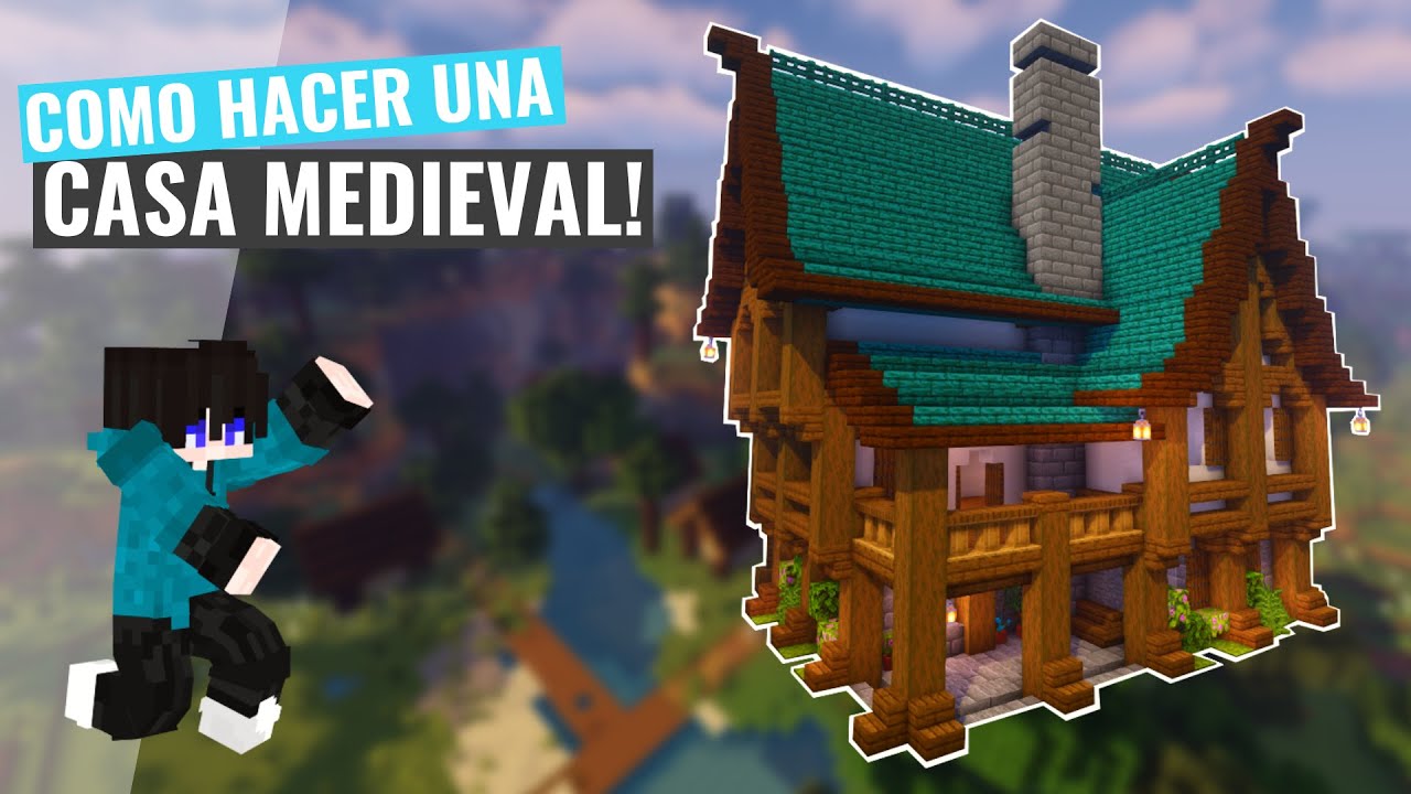 Minecraft Como Fazer uma Casa Medieval Parte 1 