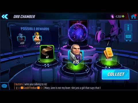Marvel Strike Force - Mega and Premium Orb opening