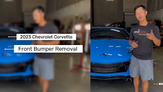 2020-2024 Chevrolet Corvette Front Bumper Removal.  Easiest way to take if off.  Buy at ReveMoto.com