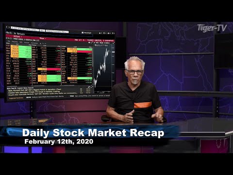 February 12th, Daily Stock Market Recap with Tom O'Brien - 2020