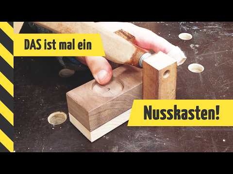 So knackt man Nüsse heute! 😅· DIY · Nussknacker selbst bauen!