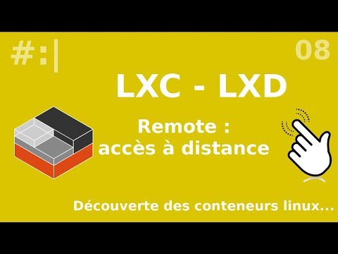 LXC LXD 8 Remote accès distant à la socket
