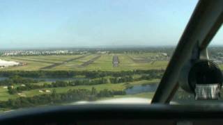 preview picture of video 'Cockpit View - Flying a  Piper Archer III from Moorabin Airport over Melbourne, Australia'