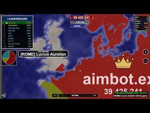 I Used An Aimbot To Conquer Europe! Territory Games io - Territorial IO