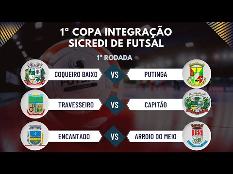 1ª Copa Integração Sicredi de Futsal - Cidade Coqueiro Baixo
