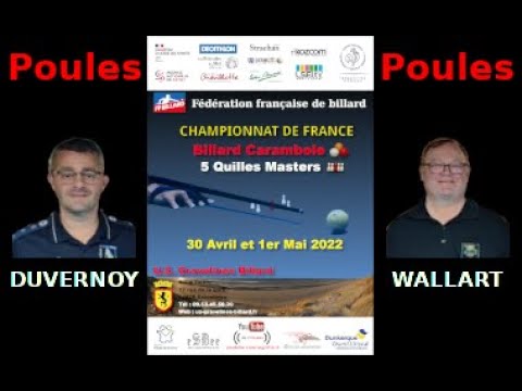 Finale 5 Quilles Masters 2022 - Billard 04 - Poule B