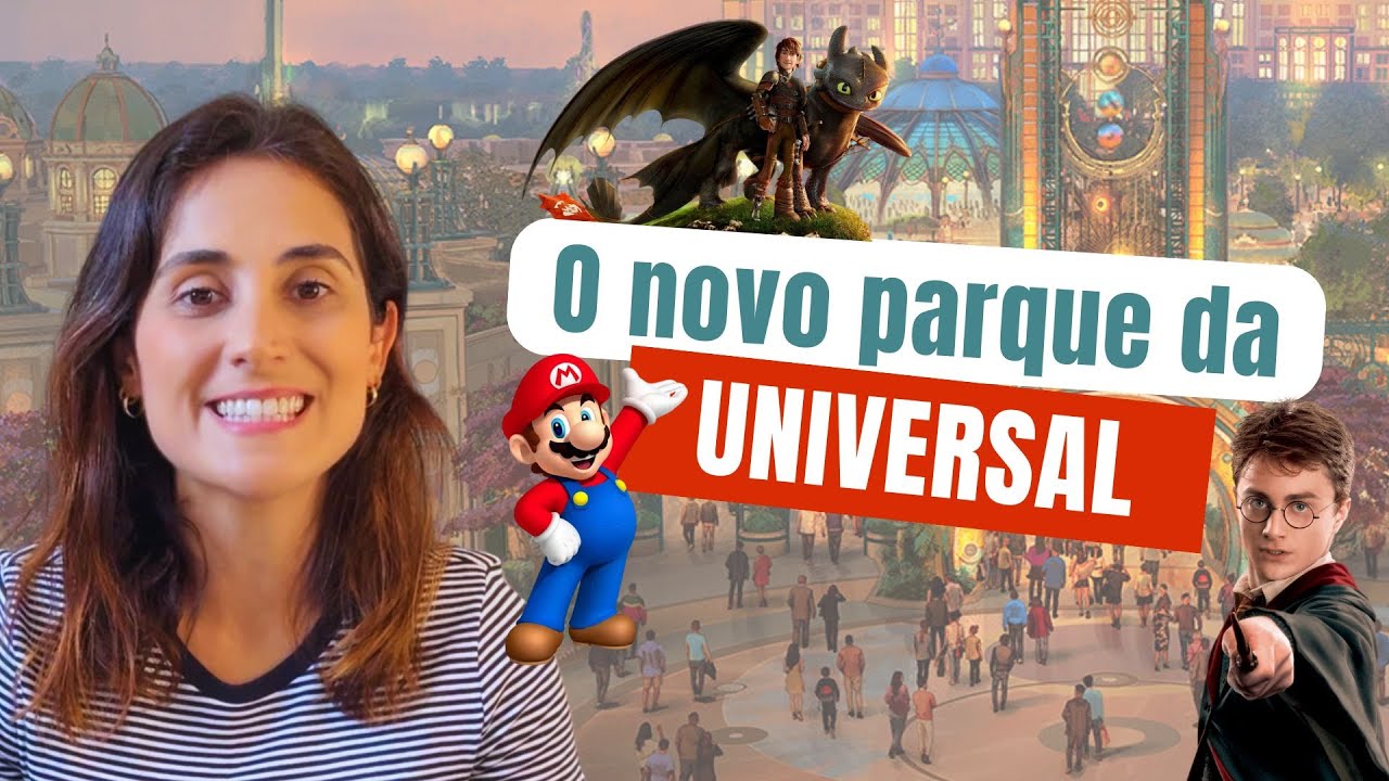 NOVO PARQUE DA UNIVERSAL EM ORLANDO! Tudo sobre o Epic Universe