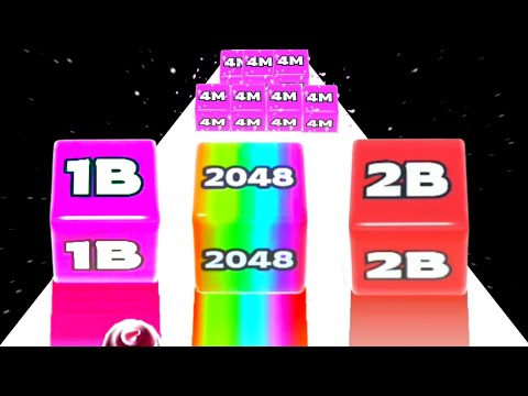 Jelly Run 2047, 2048 Jelly Shooter, Number Run - Max Level (Mobile Game)