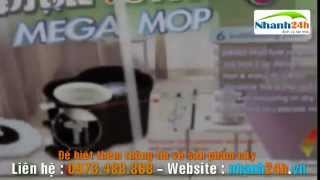 Cây lau nhà 360 độ Whirly Mop,Omega Mop,Easy Mop - chổi lau nhà 360 độ - Nhanh24h.vn