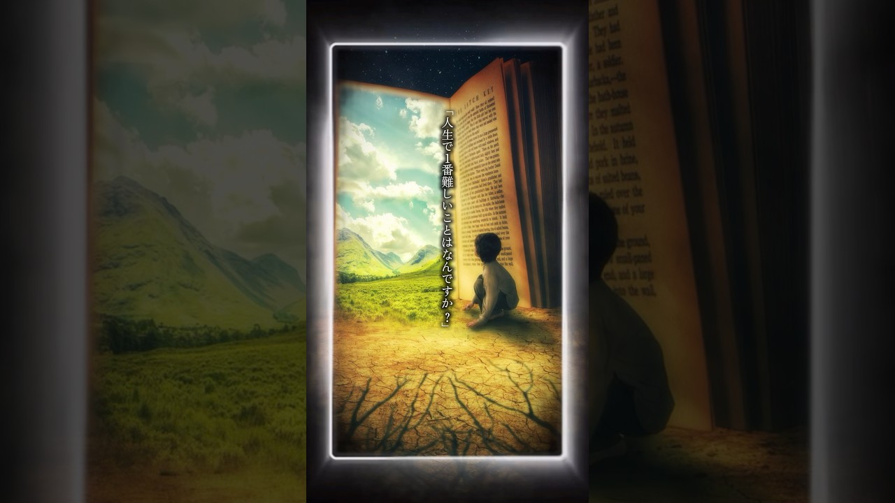 人生で最も難しいことと簡単なこと、