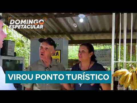 Barraca sem vendedor confia na honestidade dos clientes em Minas Gerais