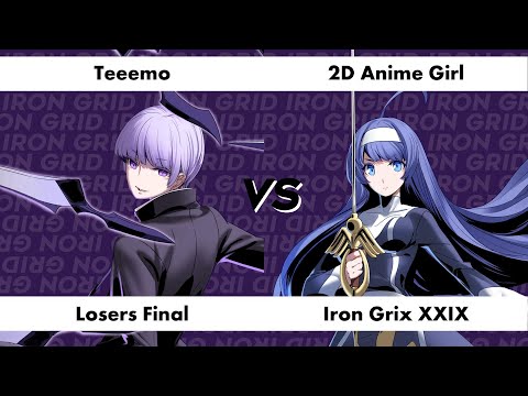 Iron Grid XXIX x MKNJ - Teeemo (Byakuya) vs 2D Anime Girl (Orie) - Losers Final - UNI2