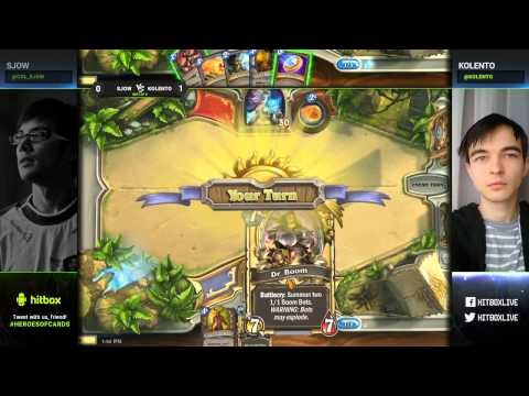 Sjow VS Kolento - Heroes of Cards 5 Round C Hearthstone