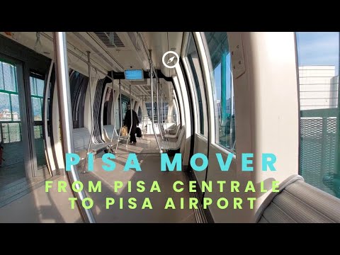 Pisa Mover from Pisa Central Station to Pisa Airport / October 2023
