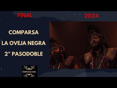 2º PASODOBLE - CABEZA - FINAL COMPARSA LA OVEJA NEGRA (A JUAN CARLOS ARAGON)  (CON LETRA) COAC 2024