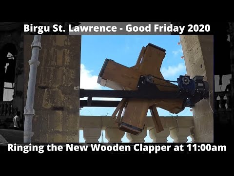 Id-Daqq taċ-Ċuqlajta fi 11:00am (2020) - Birgu San Lawrenz - Jum il-Ġimgħa l-Kbira