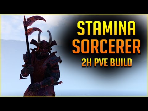 Stamina Sorcerer 2H Build PvE - Dragonhold DLC ESO